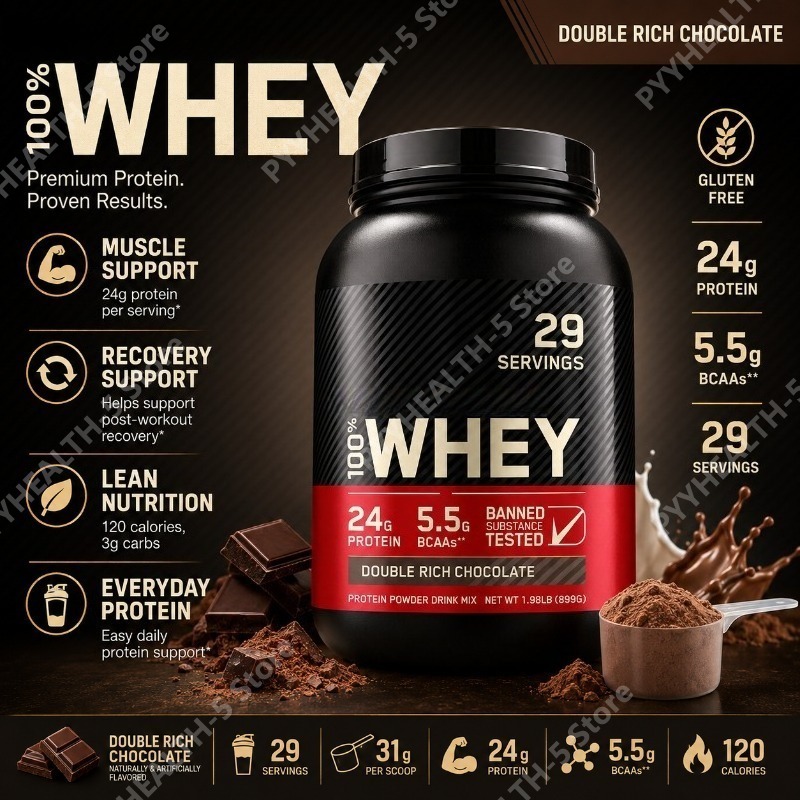 Fitness Nutrition Whey Protein - ホエイプロテインパウダー ダブルリッチチョコレート 24g プロテイン 筋肉回復 フィットネス栄養サポート