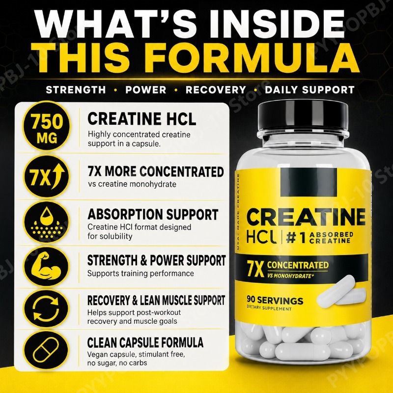 クレアチンHCl 750mg 90カプセル フィットネス筋肉 - Nutrition Fitness Supplements のレビューと価格