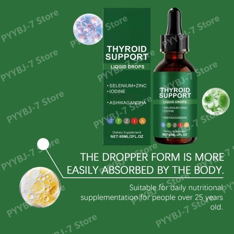甲状腺サポート液状ドロップス（成人25歳以上向け）ヨウ素・セ - Iodine Drops Supplement のレビューと価格