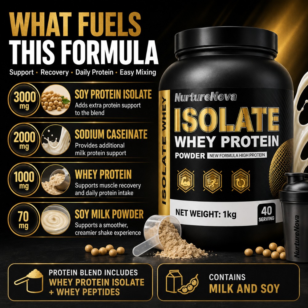 ナーターノヴァ アイソレート ホエイプロテインパウダー 1k - Fitness Nutrition Whey Protein のレビューと価格