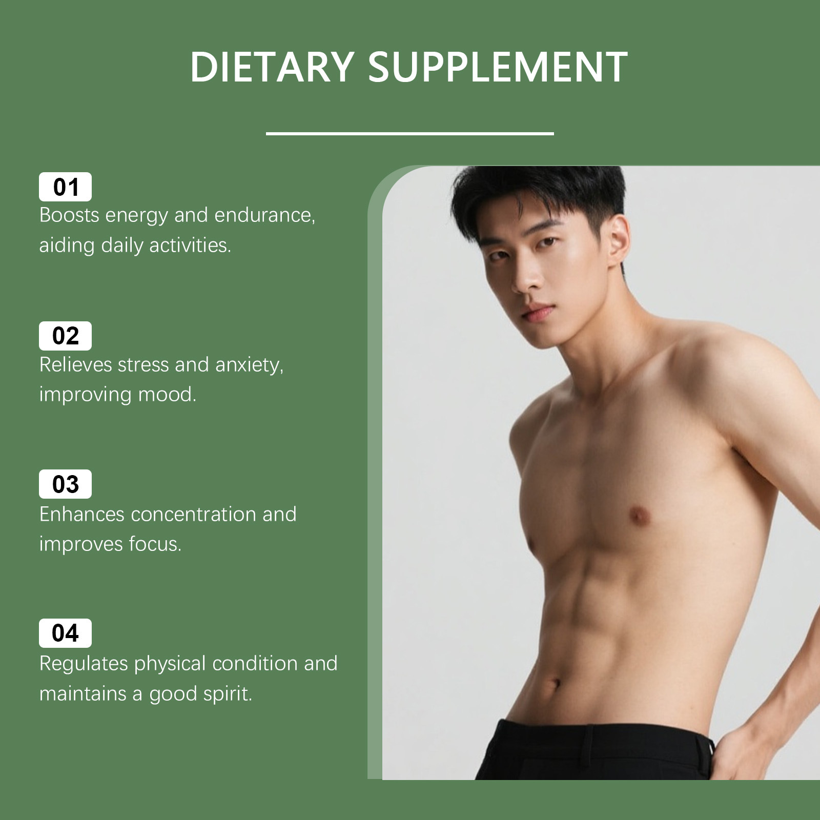 DOCTEAT メンズヘルスカプセル 感情を改善する 注意力 - Nutrition Fitness Supplements のレビューと価格
