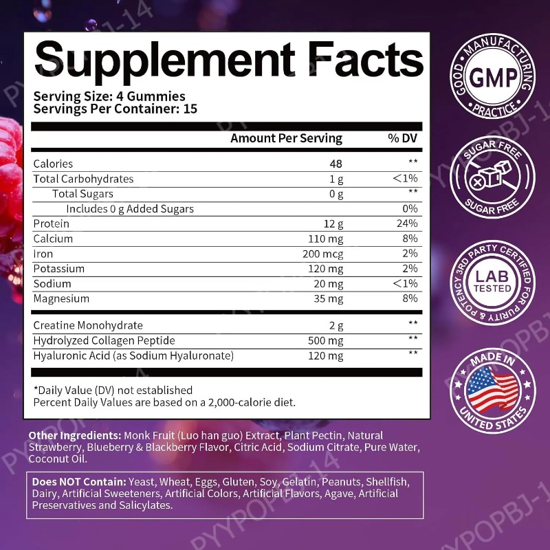 プロテイングミ（ホエイ、クレアチン、コラーゲン配合）12gプ - Nutrition Fitness Supplements のレビューと価格