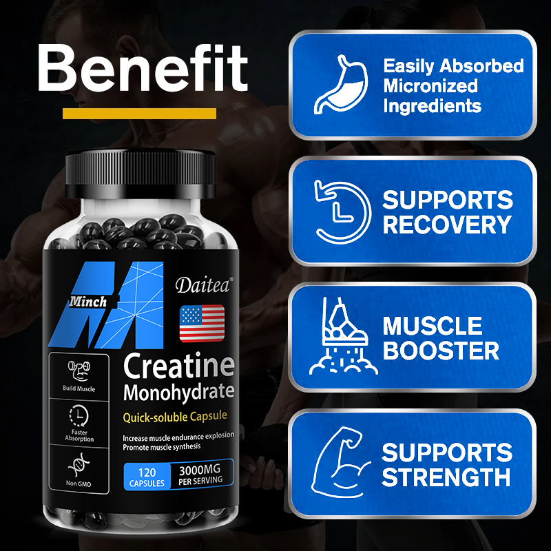 クレアチン一水和物 3000 Mg - 筋肉を構築し、運動能 - Nutrition Fitness Supplements のレビューと価格