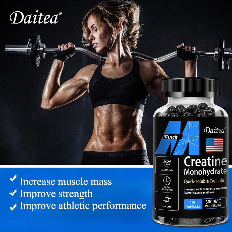 クレアチン一水和物 3000 Mg - 筋肉を構築し、運動能 - Nutrition Fitness Supplements のレビューと価格