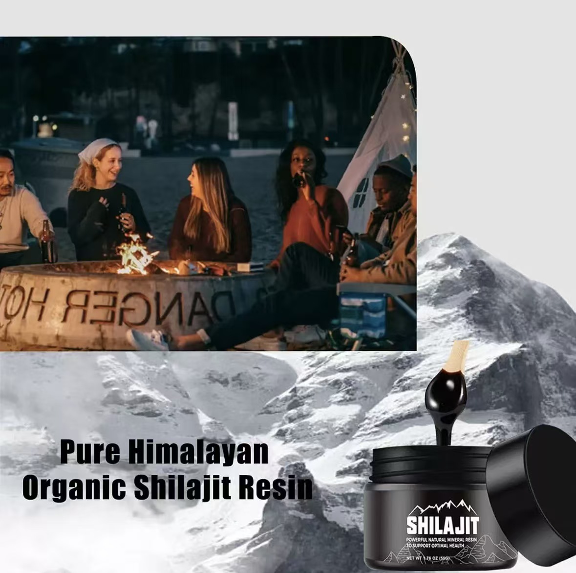 オリジナルヒマラヤ産シラジット樹脂600mg最大効力、アシュ - Shilajit Resin Pure のレビューと価格